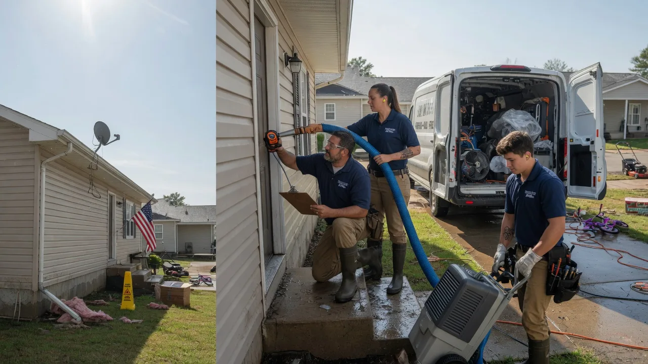Ceiling Water Damage Restoration in Josephine, PA near me